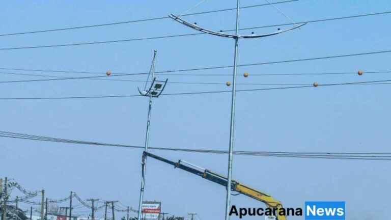 Iluminação de LED chega a 50% do cronograma no Parque Industrial Norte