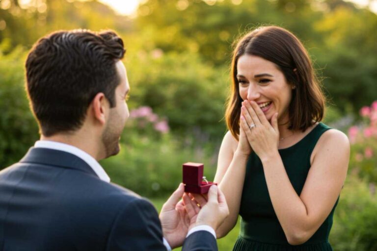 Surpresas criativas para pedido de casamento